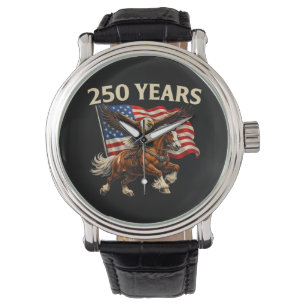 250 Anniversary USA Western Horse Eagle Watch