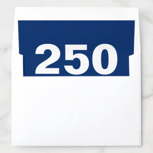 250 Red White and Blue USA Anniversary Envelope Liner