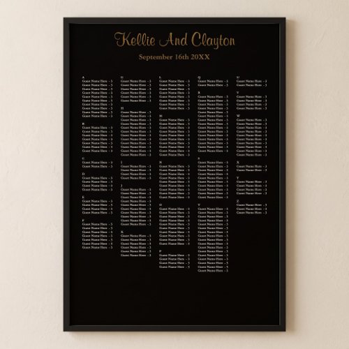 250+ Simple Wedding Seating Chart