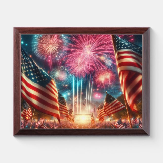 250 TH AMERICAN CELEBRATION AWARD PLAQUE (Horizontal)