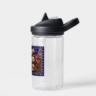 250 Year Anniversary American Eagle July 4th Party Water Bottle