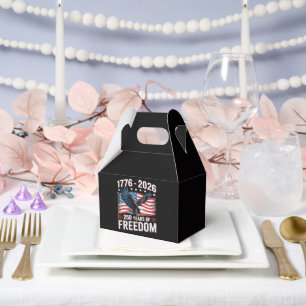 250 Years 1776 2026 250th 4th July Favor Boxes