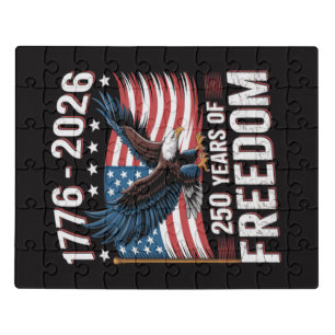 250 Years 1776 2026 250th 4th July Jigsaw Puzzle