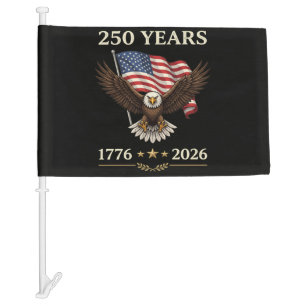 250 Years 1776 2026 Eagle American Flag
