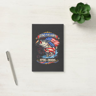 250 Years 1776-2026 Trout Fishing  Post-it Notes
