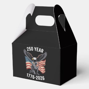 250 Years 250th Anniversary USA 4th July Favor Boxes