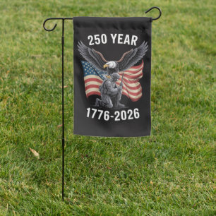 250 Years 250th Anniversary USA 4th July Garden Flag