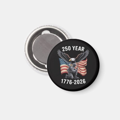 250 Years 250th Anniversary USA 4th July  Magnet