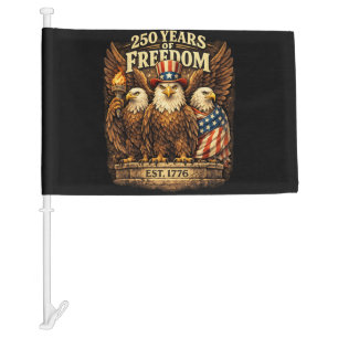 250 Years America 1776-2026 Car Flag