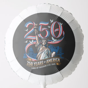 250 Years America Anniversary 1776 2026 Balloon
