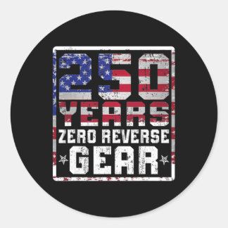 250 Years America Anniversary 1776-2026 Independen Classic Round Sticker