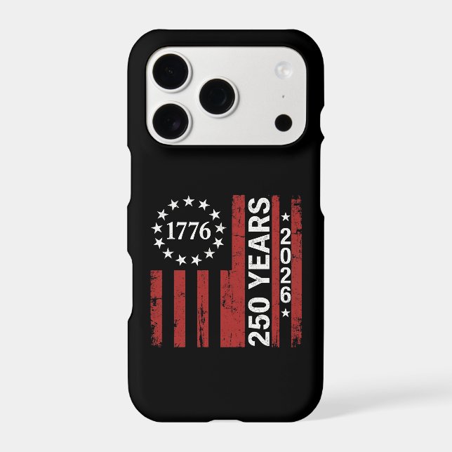 250 Years America Anniversary 250th Independence  Case-Mate iPhone Case (Back)