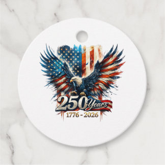 250 Years America Anniversary 250th Independence D Favor Tags