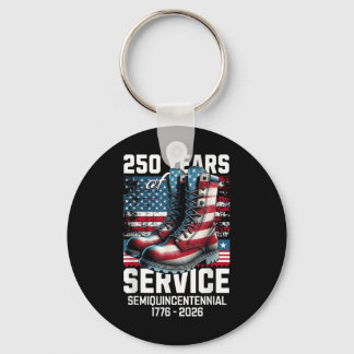 250 Years America Anniversary 250th Independence D Keychain