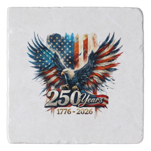 250 Years America Anniversary 250th Independence D Trivet