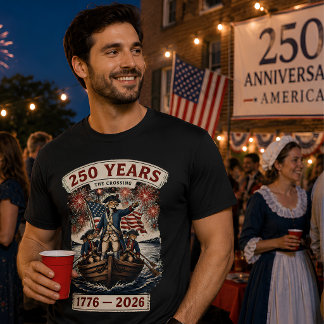 250 Years America Anniversary 250th Independence T-Shirt