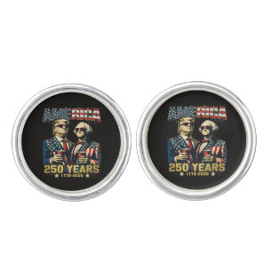 250 Years America Anniversary 250th Trump Cufflinks