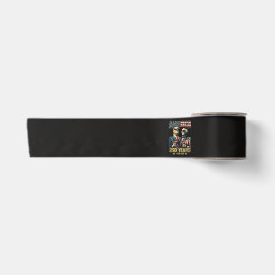 250 Years America Anniversary 250th Trump Satin Ribbon