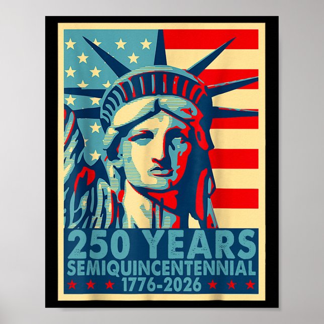 250 Years America Anniversary 4th Of July Independ Poster (Front)
