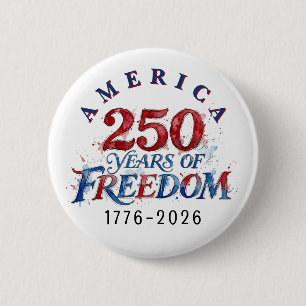 250 Years America Anniversary  Button