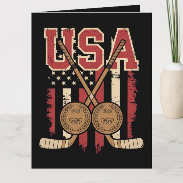 250 Years America Anniversary Card (Front)