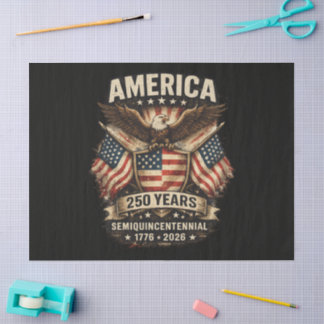 250 Years America Anniversary Flag USA Tissue Paper