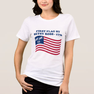 250 Years America Anniversary July 4th Vintage Wom Tri-Blend Shirt
