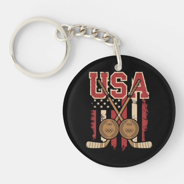 250 Years America Anniversary Keychain (Front)