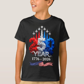 250 Years American 1776 2026 250th Birthday 4th of T-Shirt