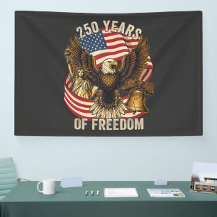 250 Years American 1776-2026 Banner