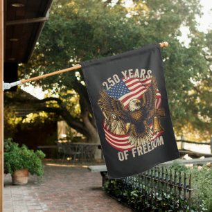 250 Years American 1776-2026 House Flag
