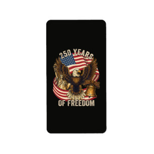 250 Years American 1776-2026 Label
