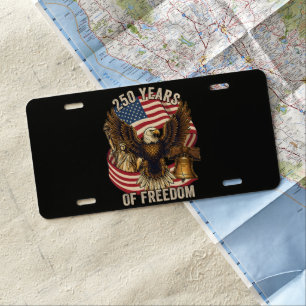 250 Years American 1776-2026 License Plate