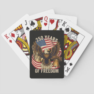 250 Years American 1776-2026 Poker Cards