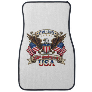 250 Years American 250th 4th of July Anniversary 1 Car Floor Mat