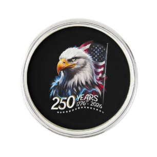 250 Years American 250th Anniversary Patriotic USA Lapel Pin