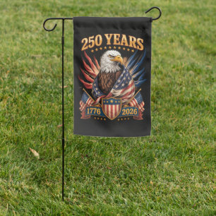 250 Years American 250th Anniversary Usa Patriotic Garden Flag