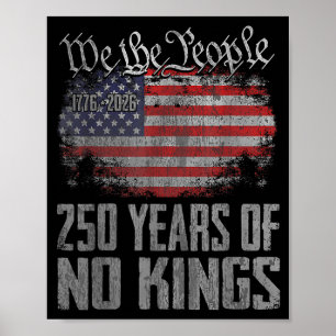 250 Years American 250th Anniversary USA Patriotic Poster