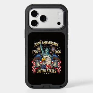250 Years American Anniversary 1776-2026 USA Flag iPhone 17 Pro Max Case