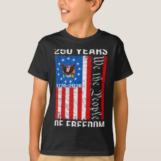 250 years american anniversary 250th usa flag 4th T-Shirt