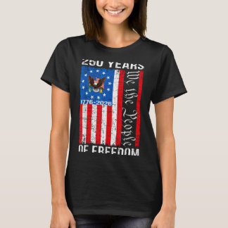 250 years american anniversary 250th usa flag 4th T-Shirt