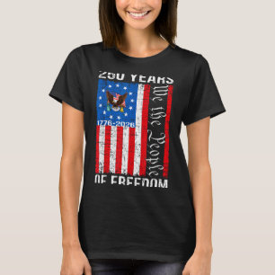 250 Years american anniversary 250th usa us flag 4 T-Shirt