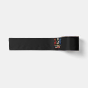 250 Years American Eagle Flag Patriotic Satin Ribbon