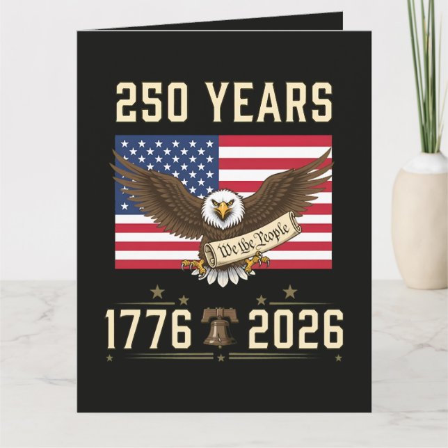 250 Years American Heritage 1776 2026 Card (Front)