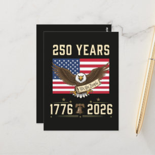 250 Years American Heritage 1776 2026 Postcard