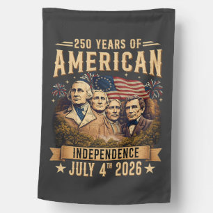 250 Years American Independence House Flag