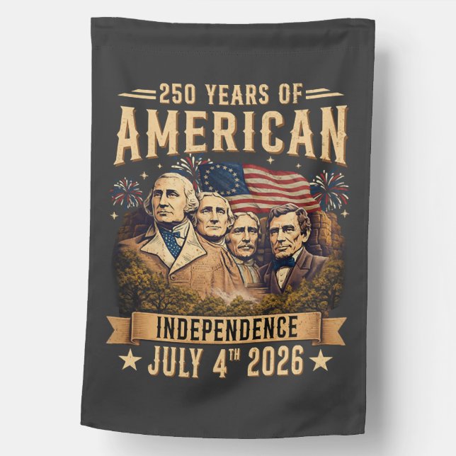 250 Years American Independence House Flag (Front)