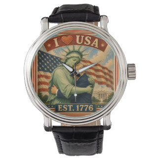 250 Years American Pride Love USA Watch
