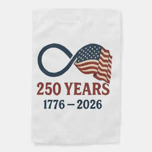 250 Years Anniversary 1776-2026 USA Patriotic  Garden Flag