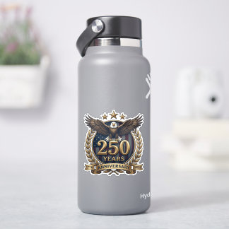 250 Years Anniversary American Independence Sticker